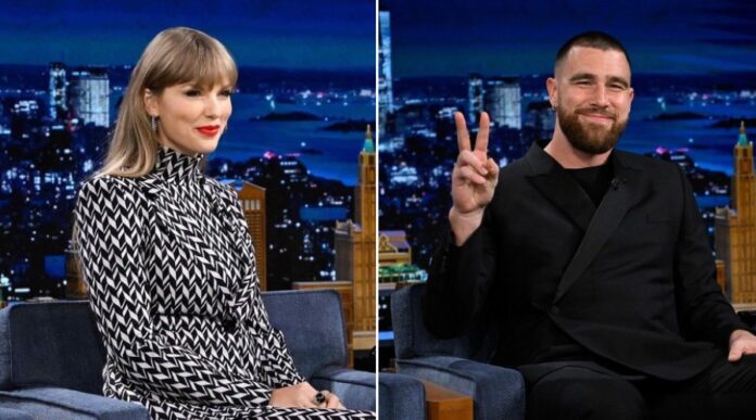 A joint interview with Travis Kelce and Taylor Swift