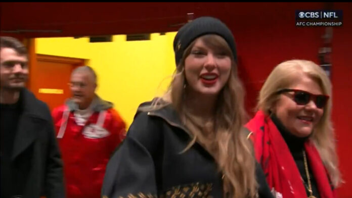 Taylor Swift at Chiefs Game