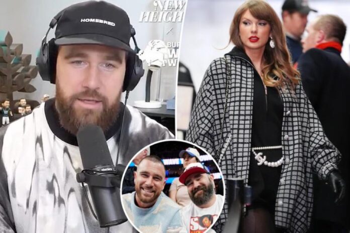 Travis Kelce reveals whether Taylor Swift listens to his podcast