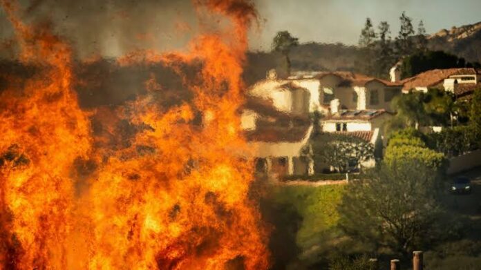 Celebrities whose homes have caught fire