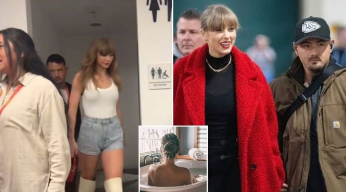 Taylor Swift’s bodyguard enters bathroom with her