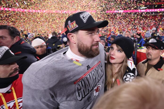 Taylor Swift and Travis Kelce