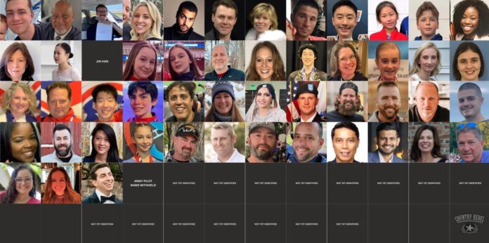 Officials Release Names of All 51 D.C. Plane Crash Victims