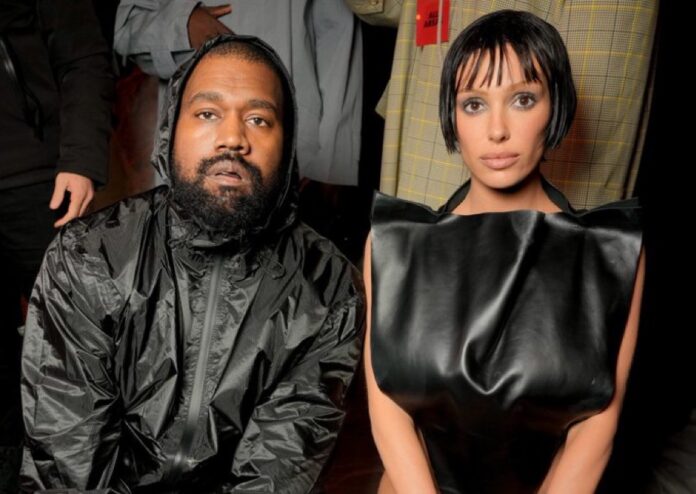 Kanye West and Bianca Censori