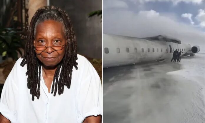 Whoopi Goldberg reacts to Toronto Plane Crash