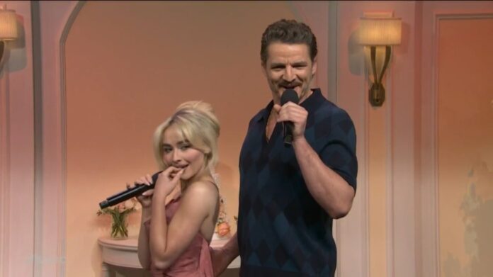 Pedro Pascal and Sabrina Carpenter Domingo Skit