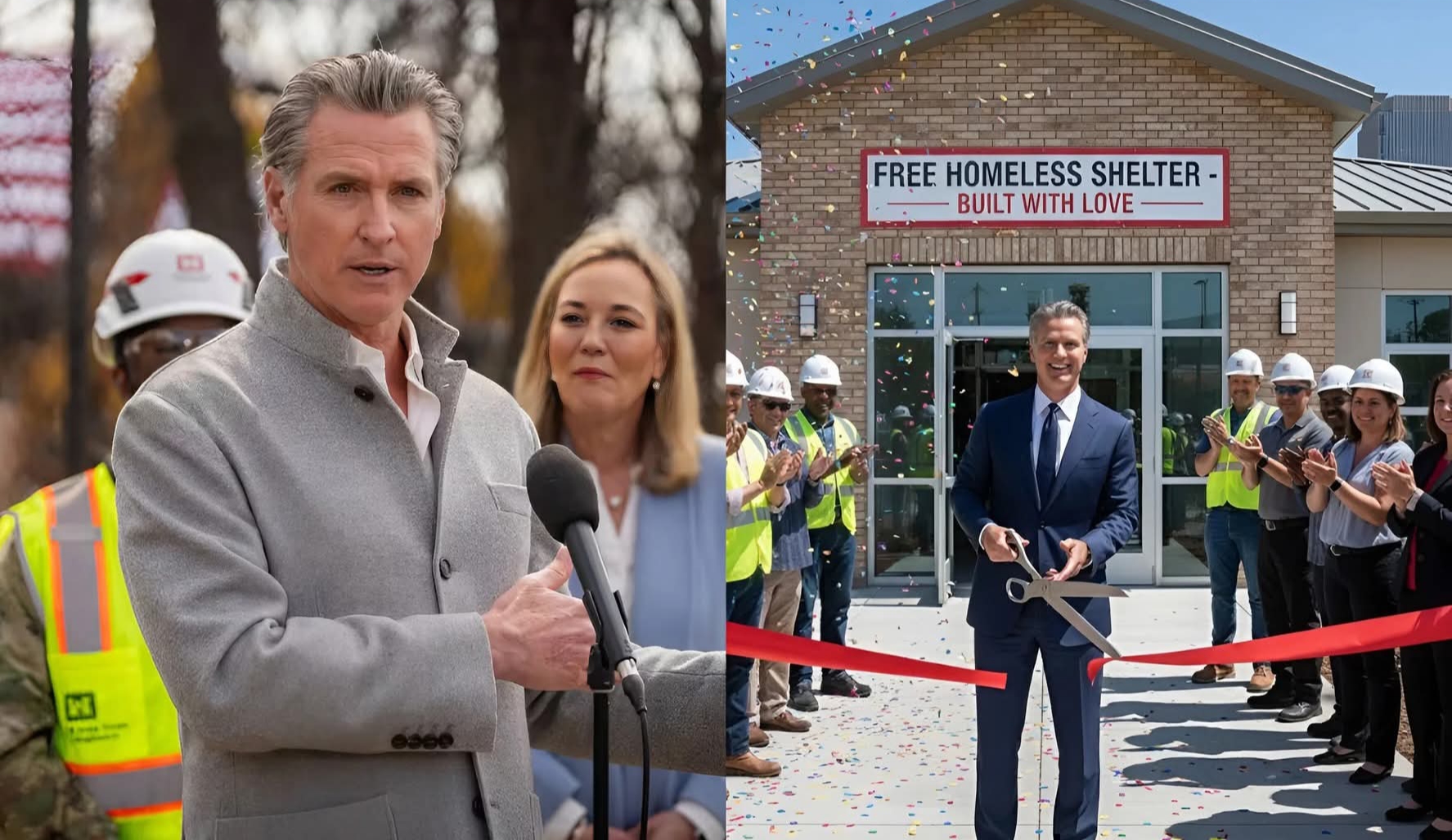 Gavin Newsom Quietly Builds a 100% Free Hospital for the Homeless — World Reacts with Tears and Praise