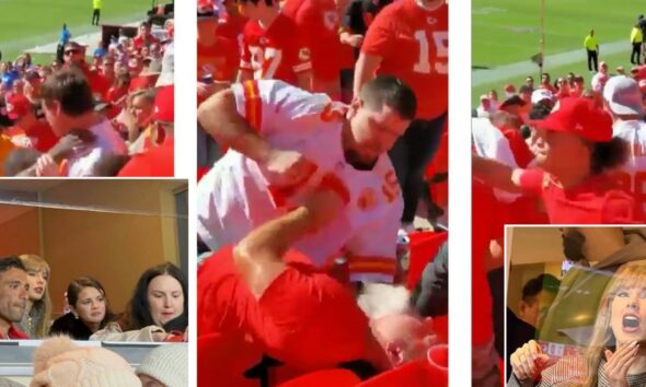 BREAKING: Furious Chiefs Fan Goes Wild and Causes a Major Commotion After the Chiefs vs. Texans Game — Screaming and Rushing Toward Taylor Swift’s VIP Box, Blaming Her