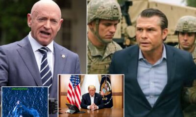 Pete Hegseth FORCIBLY REMOVED From Trump’s Cabinet Meeting After Sen. Mark Kelly Releases BRUTAL Unedited Documents and Tape