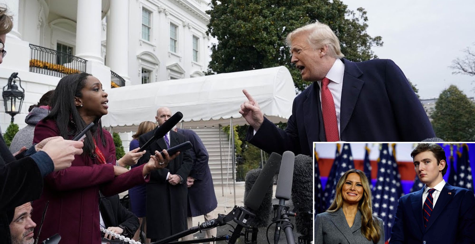 Trump Snaps at Reporter Who Asked Why Melania and Barron Aren’t Being Deported – She Left in Tears