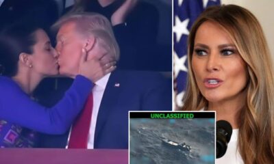 Trump Caught Kissing Mysterious Woman as Furious Melania Releases Video of Deadly U.S. Strike
