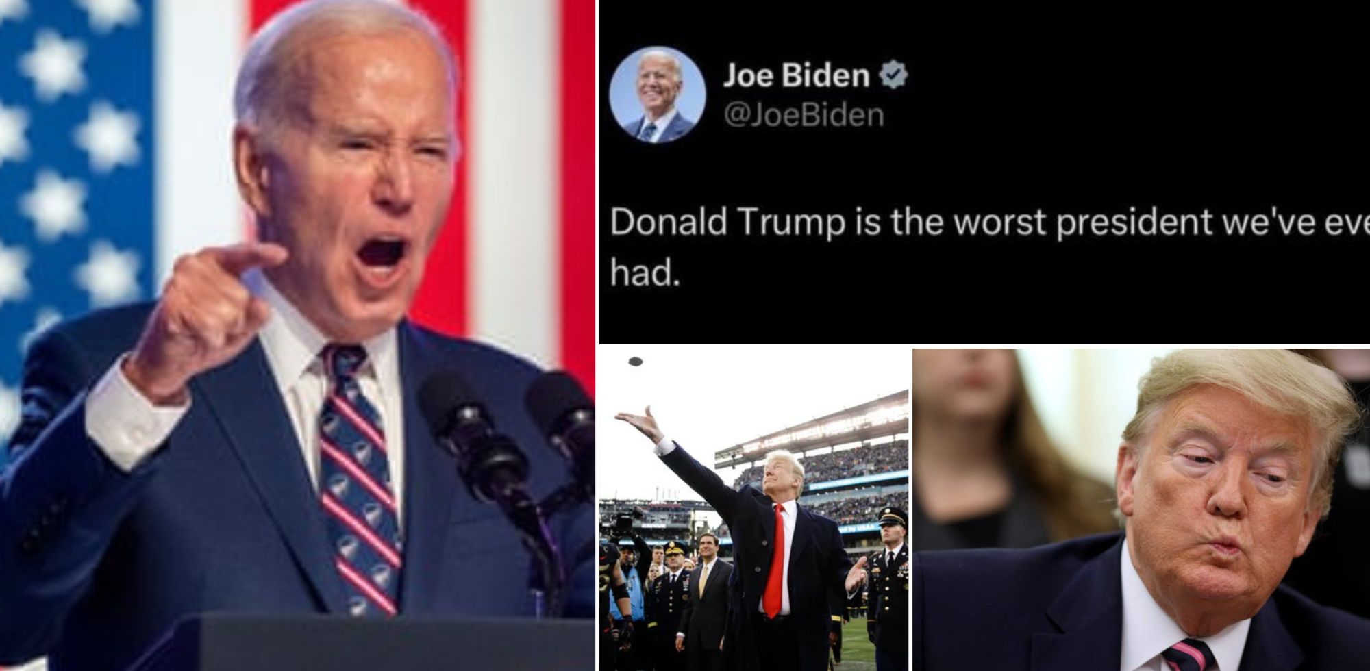 Joe Biden Says “Trump Is the Worst President We’ve Ever Had” After Trump Is Asked to RETURN the Ceremonial Coin Following His Astonishing Moment at the 126th Army–Navy Football Game