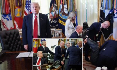 ‘I Almost Died — It Was That Intense…’ Man Standing Behind Trump During a White House Oval Office Press Event Breaks His Silence on the Terrifying Moment, Alleges Trump Soiled Himself During the Conference, Describes Bizarre Diaper-Related Movements, and Reveals Why He Couldn’t Speak Until Now