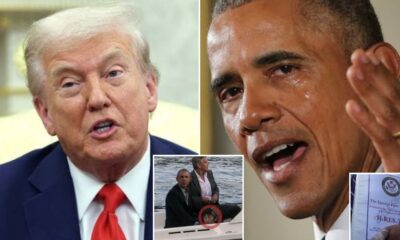 Trump sparks national outrage by resurfacing “disturbing” Obama photos just hours before the Epstein list deadline — but the truth behind the image and Obama’s five-word response changed everything