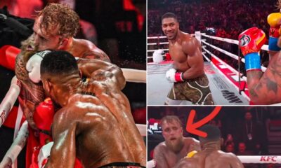 Anthony Joshua Brutally KO’s Jake Paul, Breaks His Jaw Twice and Breaks Silence on Script Rumors After $200M Showdown