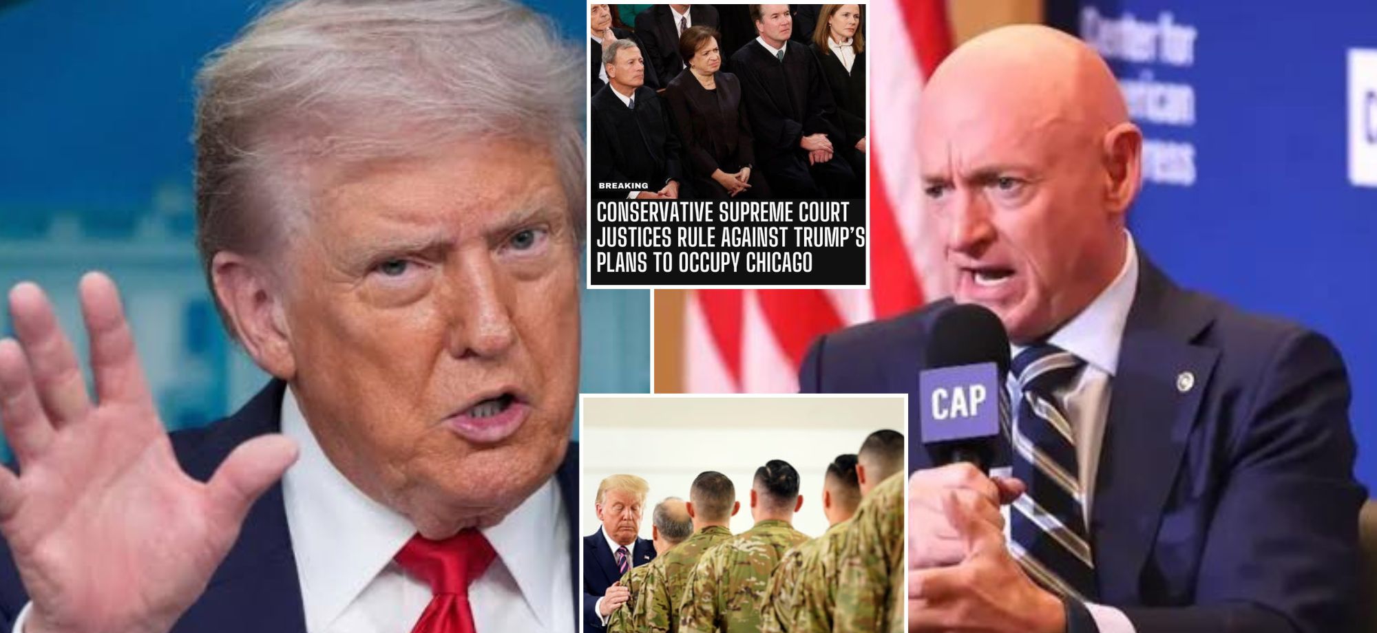 Trump Defies Supreme Court After 6–3 Loss, Issues 6-Word BRUTAL Response, and Sparks Explosive Showdown With Mark Kelly