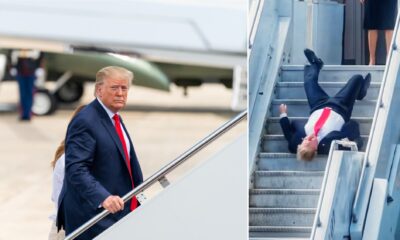 “TRUMP HAS FALLEN!” — White House Doctor Breaks Silence After Trump Faints and Falls Boarding Air Force One as Epstein Files Demands, Health Questions, and New Allegations Collide