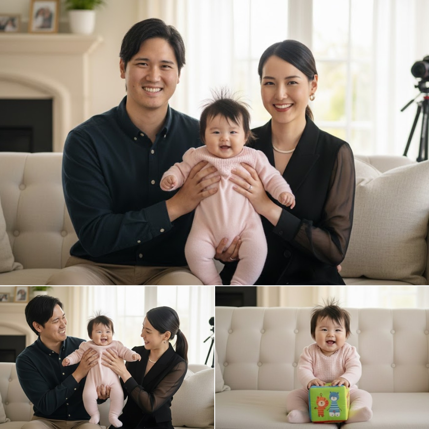 Shohei Ohtani's wife, Mamiko Tanaka, shared a touching message eight months after their family welcomed their adorable new member: "I'M NOT SURE WHETHER WE FOUND OUR CHILD OR HE FOUND US."