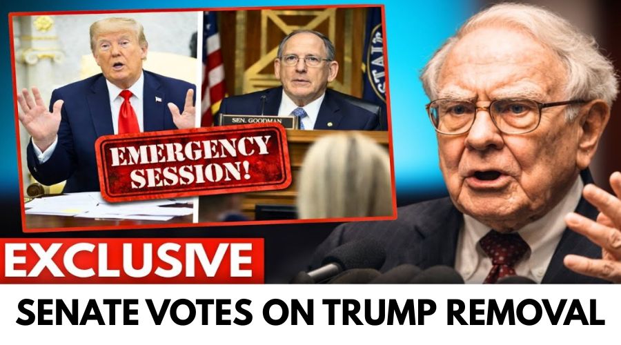 Senate Votes on Trump’s Removal as Emergency Session Unfolds - Buffett Breaks Silence Amid Chaos in Washington