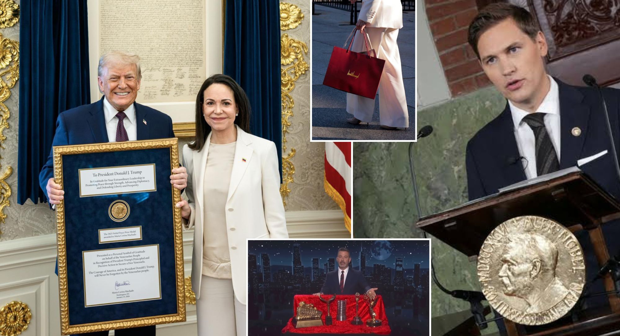 Trump Given Nobel Peace Prize by Venezuelan Opposition Leader Machado Sparks Fury from Committee, Breaks Internet with Tariff Threats, Late-Night Mockery, and Shocking Insider Revelations About What She Traded It For