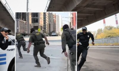 BREAKING: A couple of rogue heroic police officers in Minneapolis are reportedly stalking ICEHOLES agents to arrest them for jaywalking and the second they step into the street outside of crosswalks.