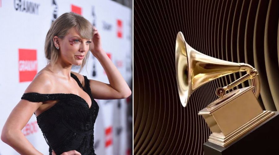Taylor Swift at the Grammys With a Scar on Her Face: Is It Fashion or Something More Disturbing? See Full Details and Photos