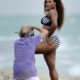 Serena Williams posing for a paparazzi at the beach, That’s a perfect angle though...