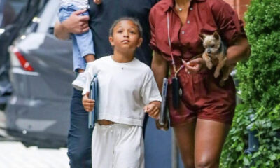 Serena Williams is back from Europe taking in New York City with her family