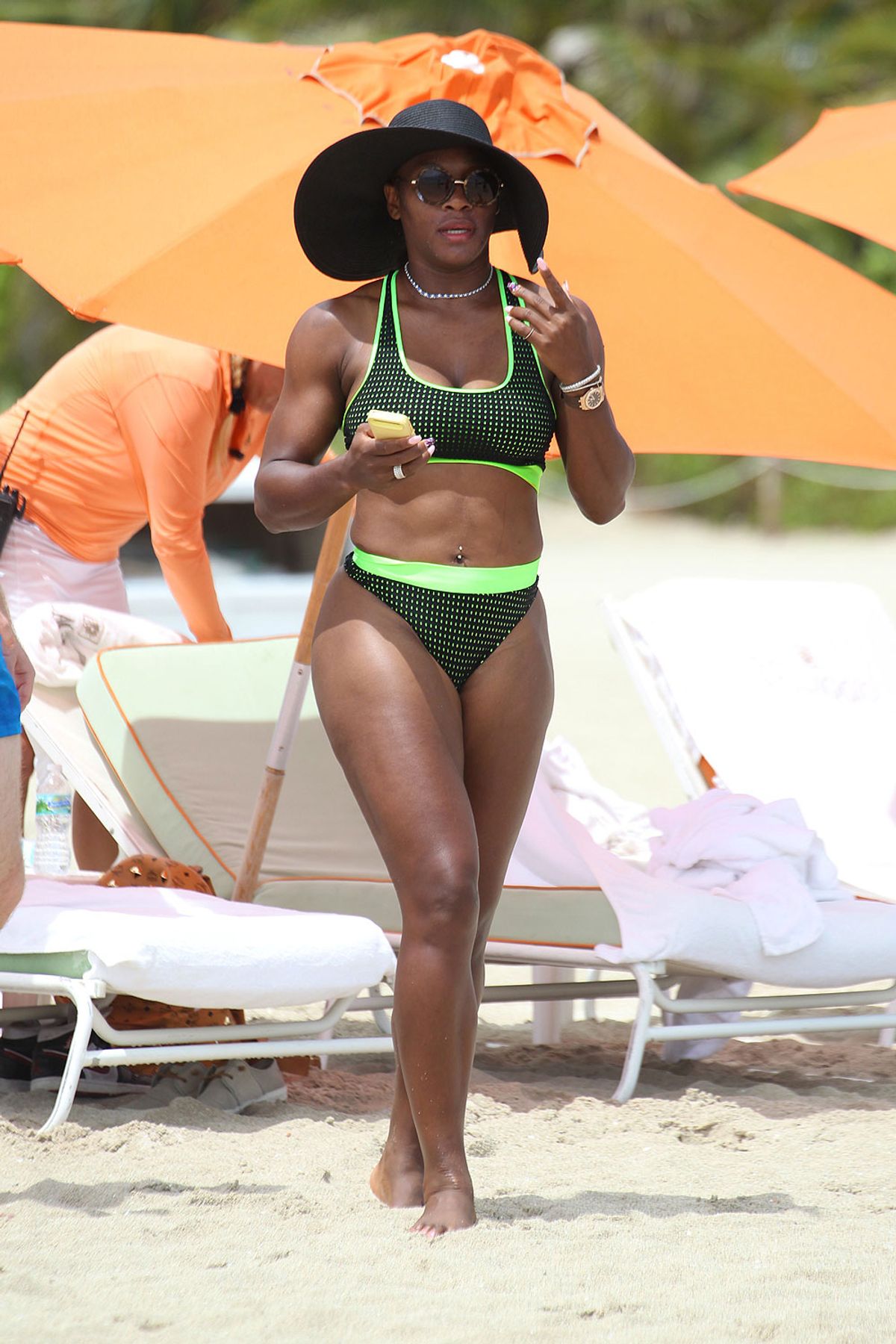 Serena Williams Sparks Online Buzz After Alleged Rainy-Day Bikini.....see more