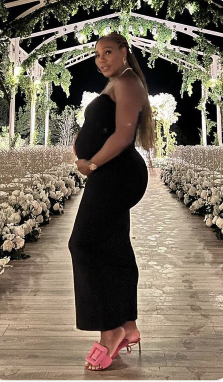Breaking News: Serena Williams Shares Hilariously Relatable Message About Her Growing Baby Bump