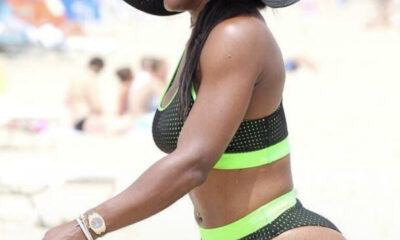 Breaking News: tennis legend Serena Williams seen at the beach having fun after a week of been a wife and a mother...