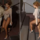 Kanye West’s wife Bianca Censori shocks once again as she goes braless in a sheer thong leotard as the couple step out in Switzerland...