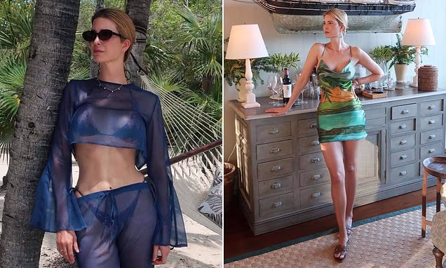 Ivanka Trump, 44, flaunts her enviable physique in series of sizzling snaps after ditching politics. photo no 2 is eye popping, see them here…