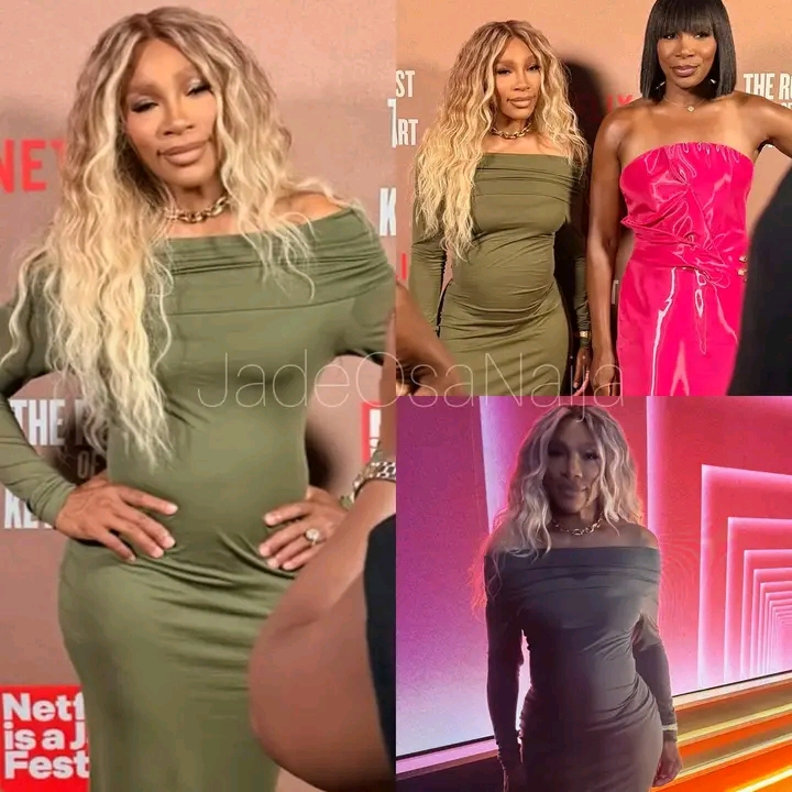 Serena Williams debuts her baby bump! PREGNANT with no. 3. Wow! Congrats to them!...