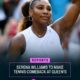 Breaking: 23-time major title winner Serena Williams is officially making her comeback to professional tennis. Williams will play doubles next week at the HSBC Championships, the tournament announced...