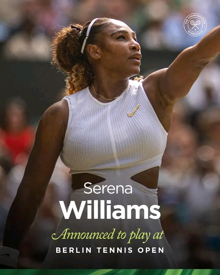 Back on the German grass 🌱 Serena Williams will be playing Berlin Tennis Open, 13-21 June. The Berlin Tennis Open is part of Wimbledon’s strategic investments in the grass court season to create a world-class grass court swing that gives players the best possible preparation ahead of Wimbledon...