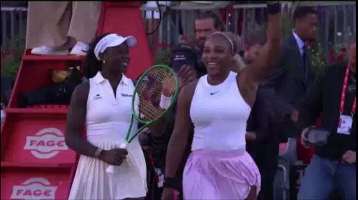 BREAKING. Serena Williams teams up with Vicky Mboko to defeat Melichar-Martinez & Routliffe 7-6(2) 6-2 at Queen’s in a high-profile comeback to tennis It was Serena's first match in four years, but, even at 44, playing alonhside 19-year-old Mboko of Canada, it felt like she never left...