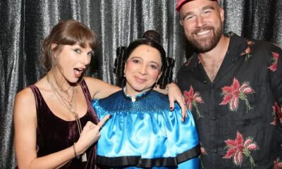 Taylor Swift and Travis Kelce caught Maya Rudolph in “Oh, Mary!” on Broadway on Saturday!