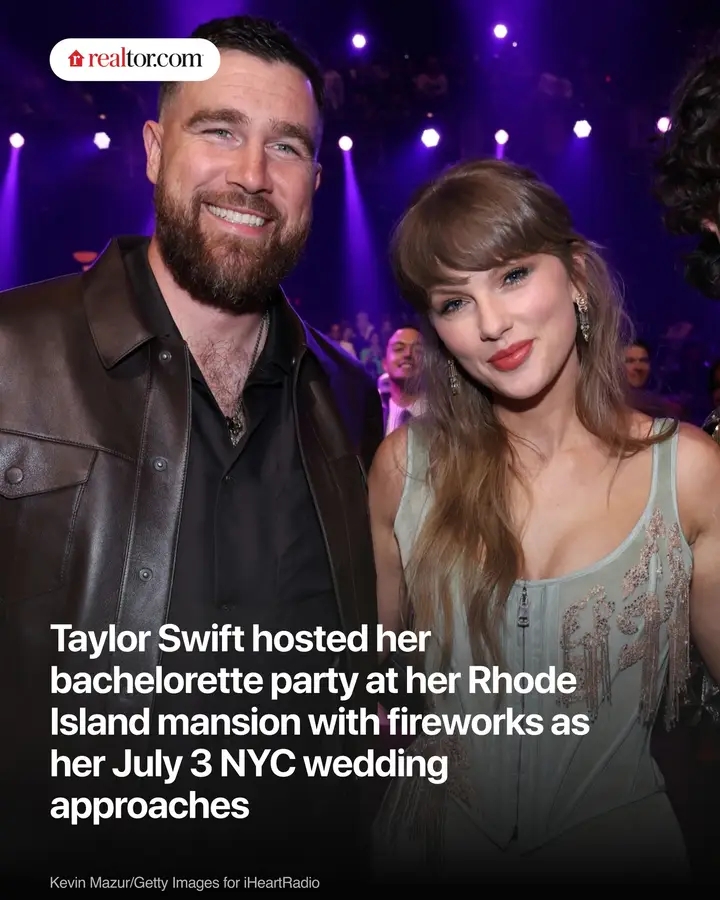 Taylor Swift celebrated her bachelorette party at her Rhode Island estate, Holiday House, over the weekend, with fireworks lighting up the sky above the waterfront property as close friends gathered for the festivities...