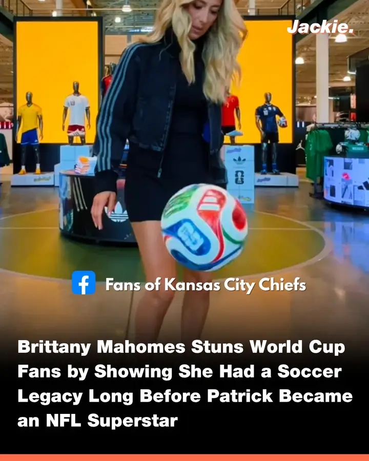 Brittany Mahomes reminded everyone that her connection to football goes far beyond the NFL.