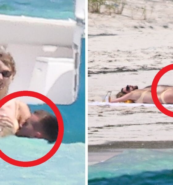 "So disgusting": Taylor Swift and Travis Kelce beach image sparks heated fan war and viral body image debate