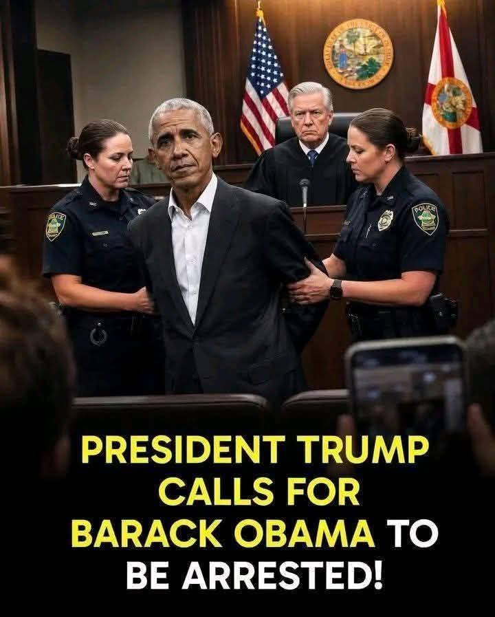 Donald Trump is drawing major attention after reportedly calling for Barack Obama to face arrest over his involvement in…see more…