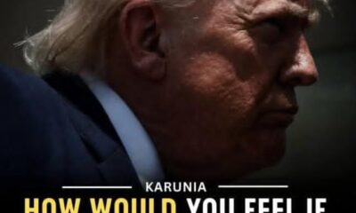 Breaking News : Someone asked "how could you fell if Donald trump's become the first u.s president to face prison"...