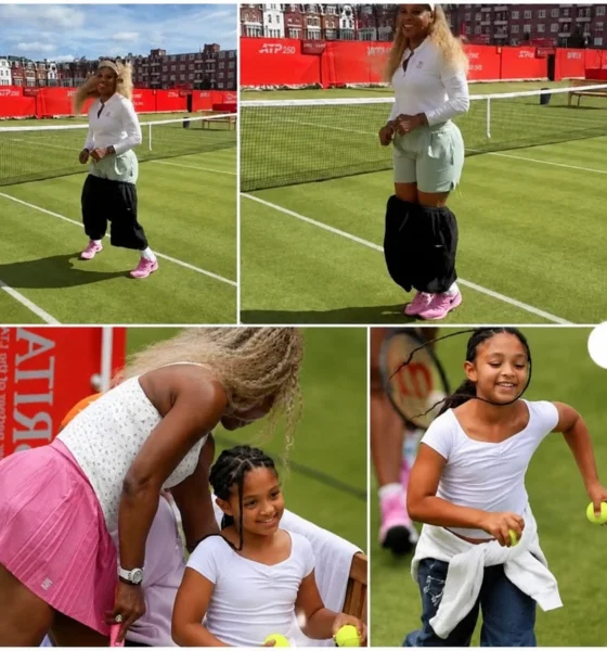 Incredible : serena williams’ most powerful legacy may be unfolding off the court as olympia’s support moves fans worldwide...