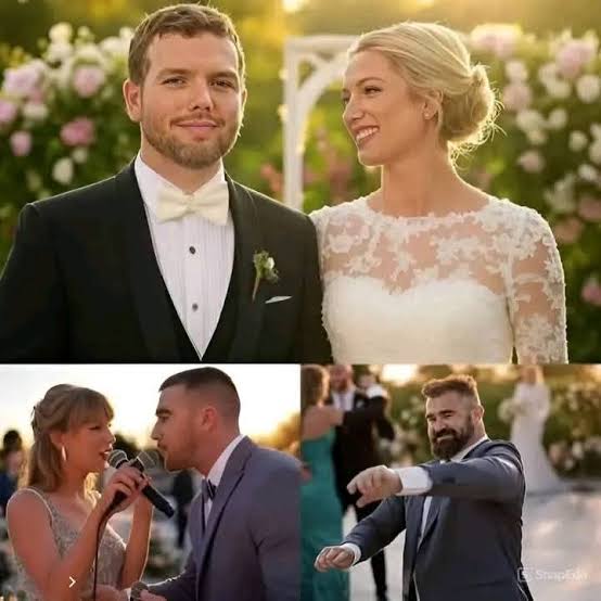 Taylor swift brother Austin marries model Sydney Ness in a drama filled wedding with Taylor swift, her parents, Travis Kelce, Jason Kelce and their families and other A list celebrity present...