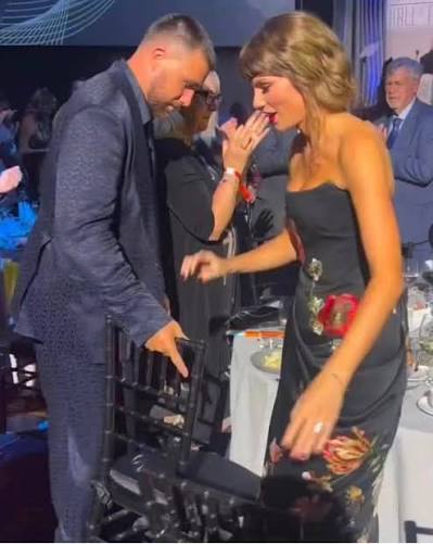 Travis Kelce Reportedly Flew Straight From Chiefs Minicamp To New York City To Support Taylor Swift At Her Songwriters Hall Of Fame Induction, And Fans Are Loving The Sweet Gesture Behind The Surprise Appearance...