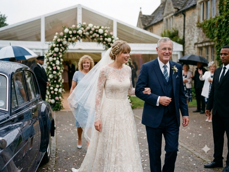 Taylor Swift’s Hairstyle as She Arrived with Her Father, Scott Swift, for Her Wedding at MSG Is Turning Heads Worldwide...