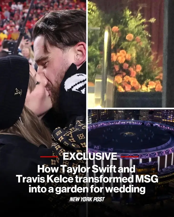 Taylor Swift and Travis Kelce brought the outdoors inside for their wedding celebration...