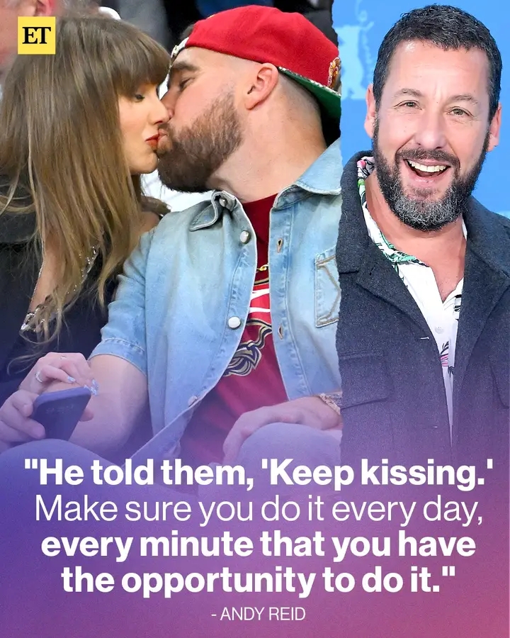 Kansas City Chiefs coach Andy Reid thought Adam Sandler did a "phenomenal" job officiating Taylor Swift and Travis Kelce's wedding at Madison Square Garden.