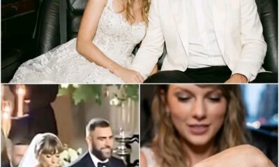 The moment that has instantly captured the attention of fans around the world, Travis Kelce has finally unveiled the first official look at his wife, Taylor Swift, in her stunning custom Dior wedding dress — and the internet cannot stop talking about it. Alongside the breathtaking gown, Swift’s sparkling wedding ring has also become a major highlight, adding an extra layer of excitement to the already magical reveal.